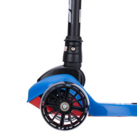 Самокат трехколесный Slider, колеса светящиеся, руль складной Самокат трехколесный Slider, колеса светящиеся, руль складной