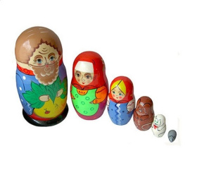 Матрешка "Репка" 6 перс.