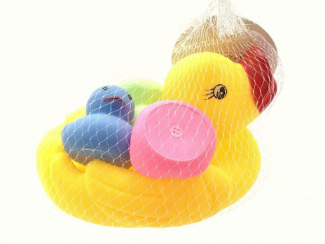 Набор для купания "Уточки", 4 шт., ПВХ