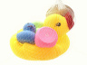 Набор для купания "Уточки", 4 шт., ПВХ
