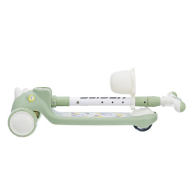 Самокат трехколесный Slider, колеса светящиеся, руль складной