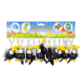 Брелок "Тукан" (12 шт. в наборе) со светом и звуком Брелок "Тукан" (12 шт. в наборе) со светом и звуком