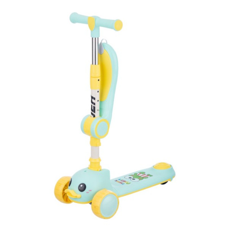 Самокат трехколесный Slider, колеса светящиеся, руль складной Самокат трехколесный Slider, колеса светящиеся, руль складной