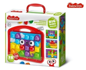 Мозаика для малышей в чемодане Baby Toys "Собачка" Мозаика для малышей в чемодане Baby Toys "Собачка"
