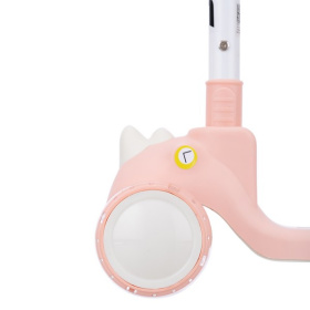 Самокат трехколесный Slider, колеса светящиеся, руль складной Самокат трехколесный Slider, колеса светящиеся, руль складной