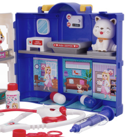 Набор "Доктор" "Girl's Club", в комплекте: животные, аксессуары, световые и звуковые эффекты Набор "Доктор" "Girl's Club", в комплекте: животные, аксессуары, световые и звуковые эффекты