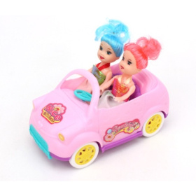 Машинка, 2 мини-куклы