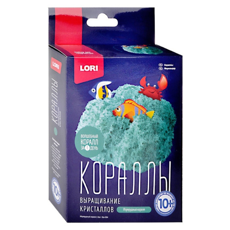 Выращивание кристаллов, Кораллы "Изумрудный коралл"