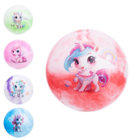 Мяч детский "единорожки", в ассортименте