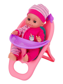 Набор Girl's Club "Маленькая мама", в комплекте: пупс 30 см, кроватка, стульчик, аксессуары Набор Girl's Club "Маленькая мама", в комплекте: пупс 30 см, кроватка, стульчик, аксессуары