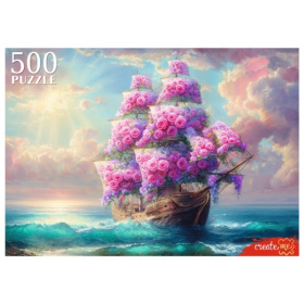 Пазлы 500 элементов. ЦВЕТОЧНЫЙ КОРАБЛЬ
