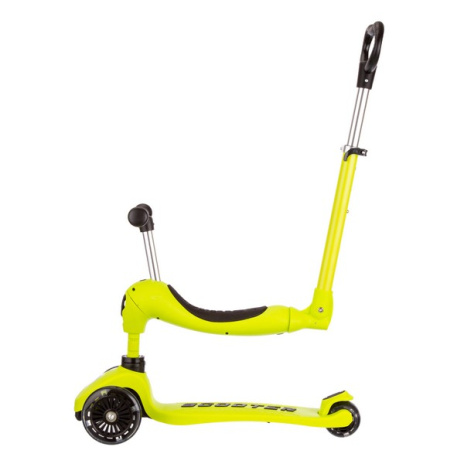 Самокат трансформер трехколесный с ручкой управления