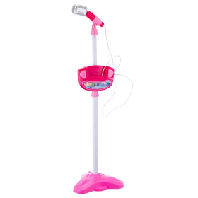 Микрофон "Girl's Club", размер 25*95 см, световые и звуковые эффекты, подключается к телефону