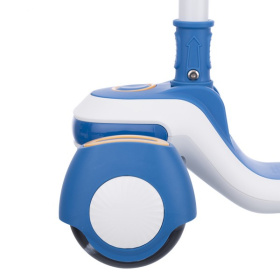 Самокат трехколесный Slider, колеса светящиеся, руль складной