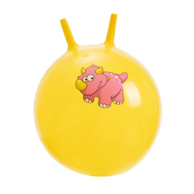 Мяч гимнастический с рожками, 55см, "Животные" в ассортименте