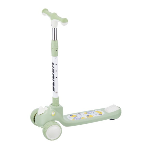 Самокат трехколесный Slider, колеса светящиеся, руль складной