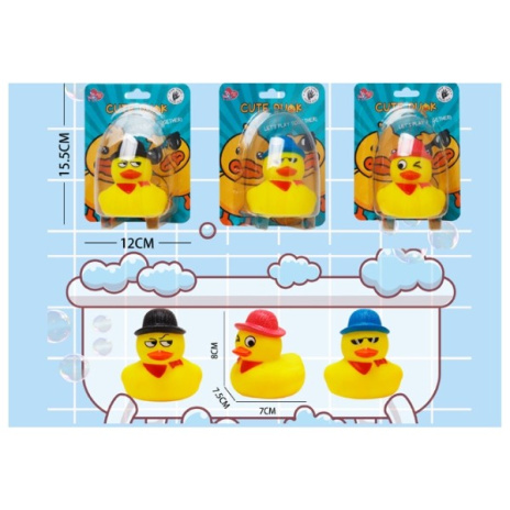 Игрушка для купания ПВХ "Уточка" 3 вида в ассортименте