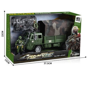 Набор «Военный», спецтехника, фигурка, аксессуары, в/к 37,5*13*22 см