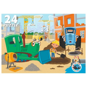 Пазлы 24 элемента. Лицензия/ Синий трактор Пазлы 24 элемента. Лицензия/ Синий трактор