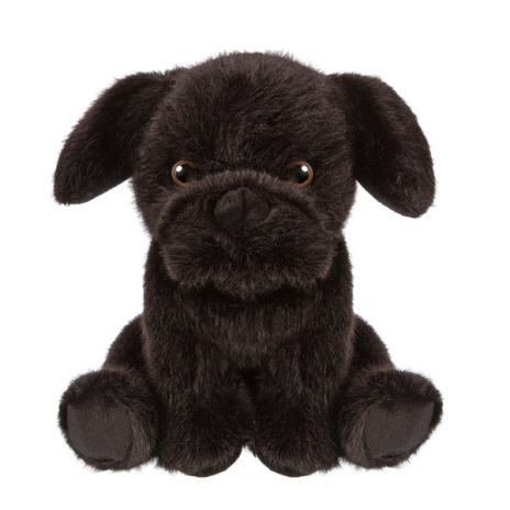 Собака черная, 19 см, в/п 19*15*15 см