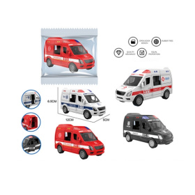 Машинка "Скорая помощь" инерционная, в ассортименте