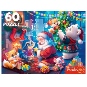 Пазлы 60 элементов. Подготовка к празднику, Пазлы 60 элементов. Подготовка к празднику,