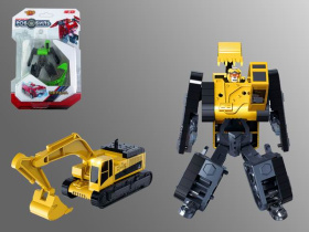 Робот экскаватор трансформер