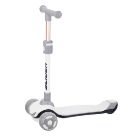 Самокат трехколесный Slider, колеса светящиеся, руль складной