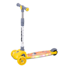 Самокат трехколесный Slider, колеса светящиеся, руль складной