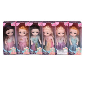 Мини-кукла 15 см, ручки шарнирные, 6 видов в ассортименте