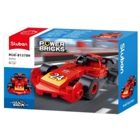 Конструктор "Гоночный автомобиль" с инерционным механизмом, 45 деталей Конструктор "Гоночный автомобиль" с инерционным механизмом, 45 деталей